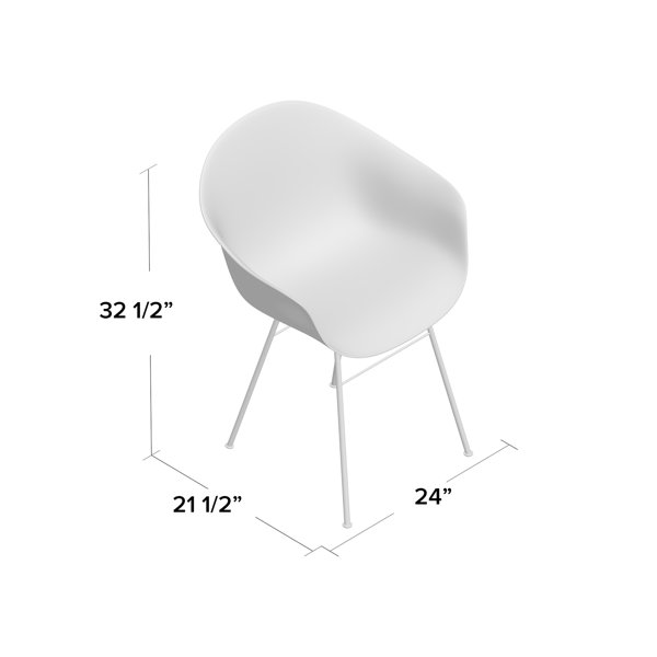 Upper Square™ Dinjar 24" W Plastic Seat Waiting Room Chair & Reviews